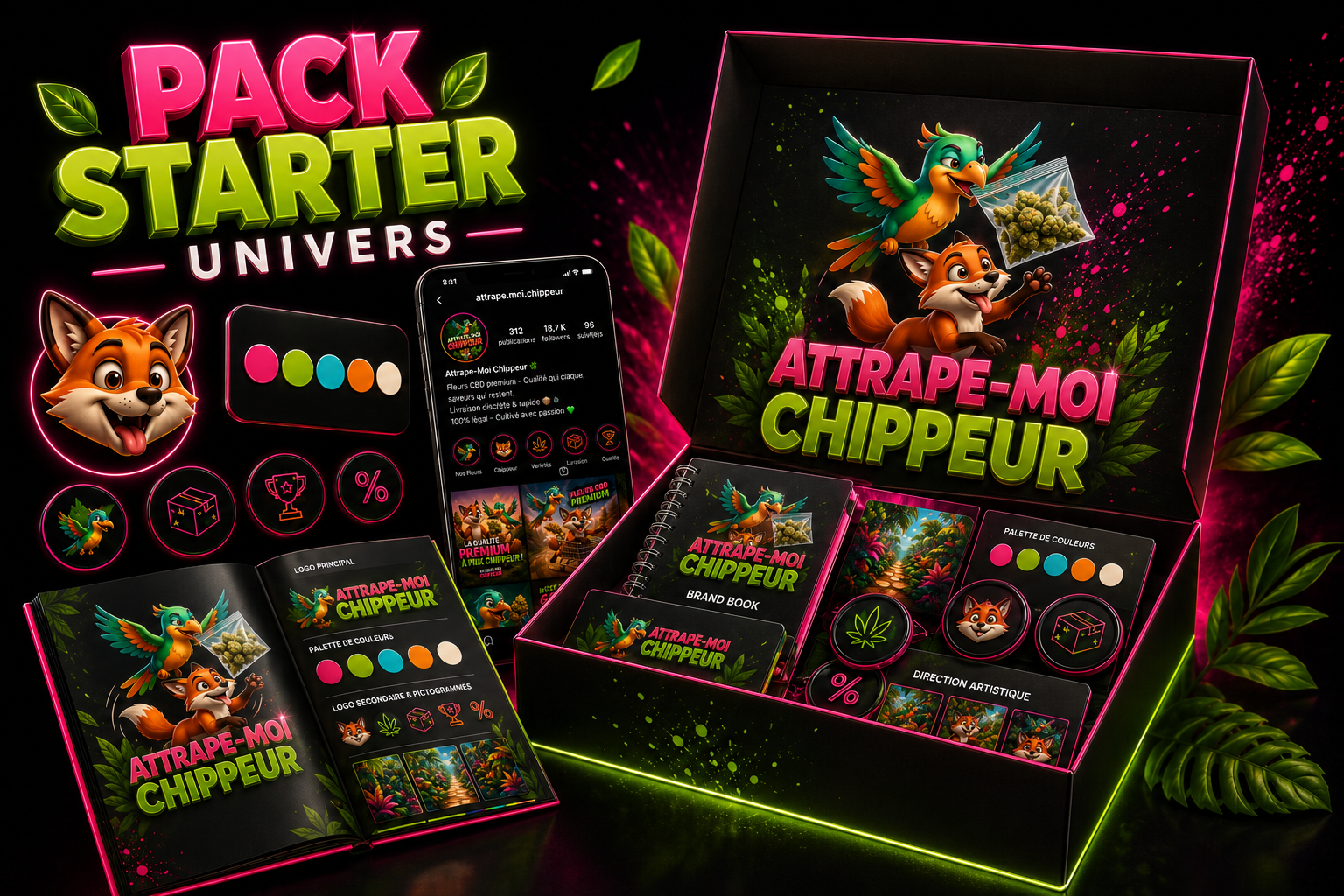 Pack Starter Univers — TrapDesign