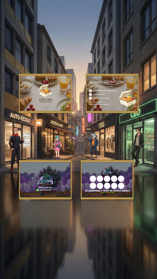 Cartes de visites / fidélité